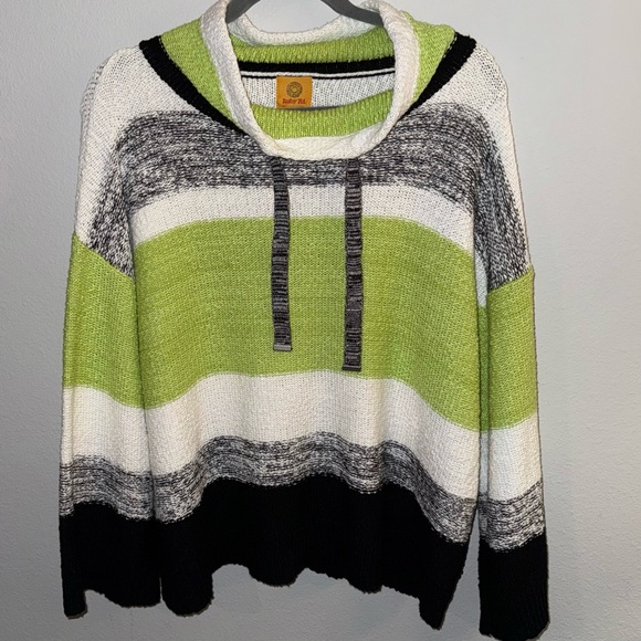 Ruby Rd. Multicolor Knit Hoodie - Picture 1 of 7
